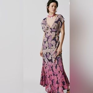 FREE PEOPLE “ROSE GARDEN” MAXI DRESS SIZE 12 ~ NWT $300.00
